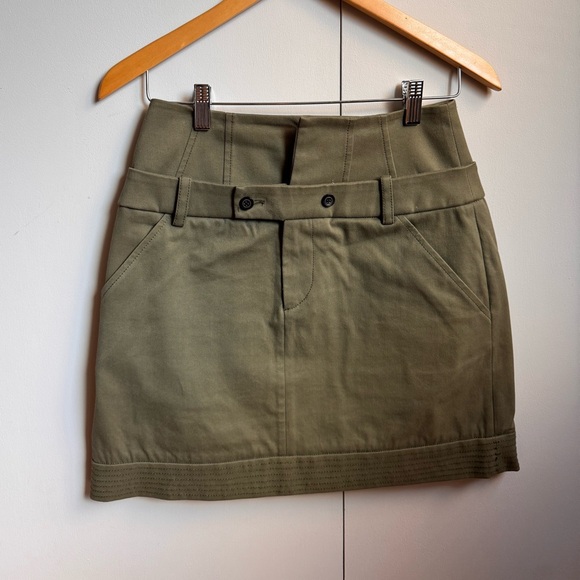 Marissa Webb Olive Khaki Pencil Skirt - Picture 1 of 3